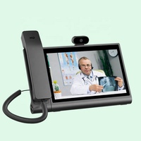 Telepon SIP Android Ethernet Video HD Suara HF Telepon IP Android RJ45 Ethernet POE Terminal Konferensi Video WiFi Telepon Android