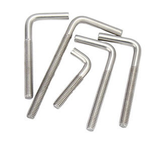 בורג עוגן בצורת 7 מגולוון בחום מפלדת פחמן Q235B, עוגן משובץ בצורת L, מותאם אישית M8-M64, פלדה כבדה. - Product Image 4