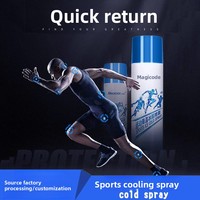 Spray Rafraîchissant Sportif (Boîte Métallique) pour Football, Basketball, Course à Pied – Offre un Effet Glacé et Revigorant