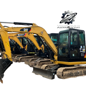 Excavatrice Caterpillar 305.5E2 d'occasion, marque japonaise d'origine, 5,5 tonnes, petite taille, chenilles en caoutchouc. - Product Image 1