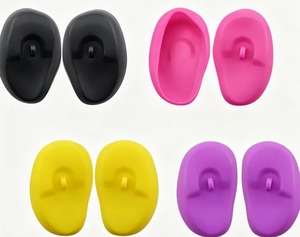 Protector de Orejas de Silicona para Teñir el Cabello, Resistente al Agua y al Calor, para Peluquería, Salón de Belleza, Tinte, Permanente y Lavado de Cabello - Product Image 1
