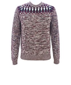 Men's Knitted Geometric Pattern Pullover Sweater Full Sleeve Winter <b>Warm</b> <b>Jumper</b> - Product Image 1