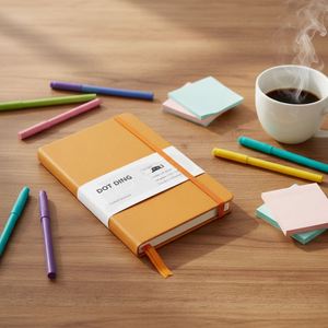 Cuaderno A5 de Cuero PU Personalizable con Logotipo Impreso, Disponible en Stock, con Correa Elástica y Encuadernación, Promoción - Product Image 3