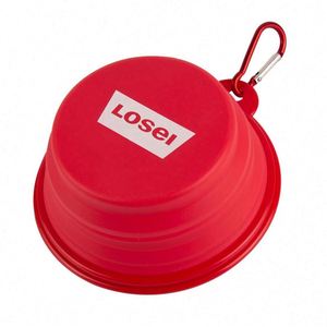 Custom Portable Silicone Pet Collapsible Travel Dog Bowl - Product Image 3