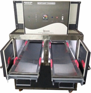 Achetez une chambre mortuaire double avec corps en acier inoxydable, capacité de 2 corps, pour usage hospitalier - Product Image 2