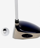 Driver de golf pour droitier, manche en acier inoxydable usiné CNC, poignée en caoutchouc
