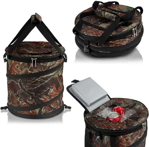 Portable Custom Premium Leakproof Waterproof Durable Travel Pop UP Bag Cooler Insulated Can Cooler Bag