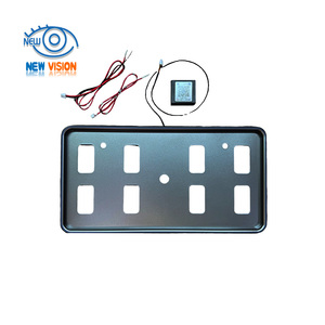 Cornice <span class=keywords><strong>per</strong></span> Targa <span class=keywords><strong>Auto</strong></span> Standard Europea con Luce Ambientale RGB LED, Controllo Bluetooth tramite <span class=keywords><strong>App</strong></span>, Supporto Luminoso <span class=keywords><strong>per</strong></span> Targa - Product Image 3