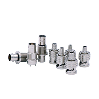 Venta al por mayor personalizar 12G SDI BNC engarzado enchufe 75 Ohm UHD 4K BNC conector macho para transmisión CCTV