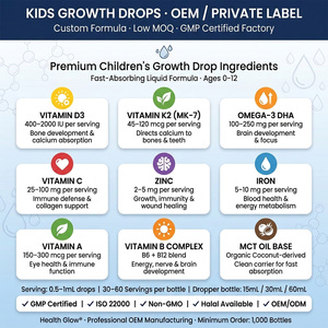 USA Factory OEM Private Label <b>Vitamin</b> D3 <b>Liquid</b> Drops 4000 IU Adults Bone Health Immune Muscle Mood Calcium Vegan Non-GMO - Product Image 3