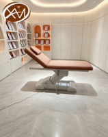 Table de massage électrique ergonomique avec base stable, lit de beauté réglable pour maquillage permanent et soins du visage