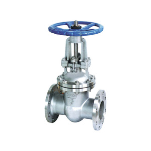 Válvula de Compuerta con Brida de Acero Inoxidable Z41W-25P de Operación Manual para Aplicaciones de Agua a Temperatura Normal - Product Image 1