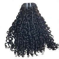 Prix de gros – Lots de cheveux humains vierges vietnamiens 100 % naturels, super double drawn, incroyablement doux et lisses, bouclés style Pixie
