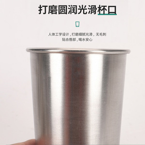 Лидер продаж, пивная чашка с логотипом на заказ, дорожная кофейная 304 из нержавеющей стали, пинта, Штабелируемая - Product Image 2