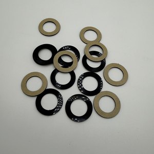 Arandelas Amortiguadoras de Goma Negra para Maquinaria y Equipos, 10 mm de Grosor, Anillos de Aislamiento de Vibraciones Duraderos - Product Image 1