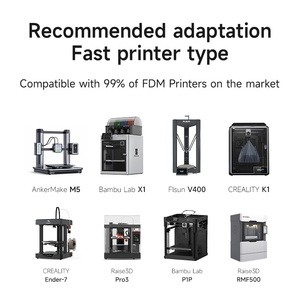 Filament d'imprimante 3D PLA en fibre de carbone haute résistance 1KG 1.75MM, tiges en plastique pour impression rapide pour Bambu Lab - Product Image 6