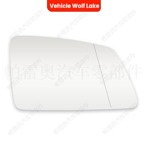 Cristal de espejo lateral para coche Mercedes-Benz 212 2009-2013, piezas de repuesto izquierda y derecha, ABS blanco - Product Image 4