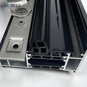 Aumegi Oem خدمة بابية نافذة الألومنيوم إمالة نافذة وتحويل النوافذ مع الستائر - Product Image 4