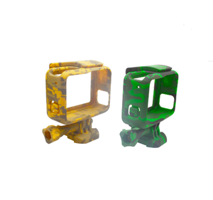 Hot Bán Khung Bảo Vệ Núi Nhà Ở Trường Hợp Shell Đối Với Go Pro Hero5 Hành Động Máy Ảnh Mát <span class=keywords><strong>Camo</strong></span> Màu Xanh Lá Cây Ngụy Trang Phụ Kiện - Product Image 6