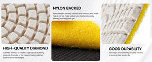 Tampons de polissage Wet 7 Step Diamond de qualité industrielle pour carrosseries de voitures Grain de 4 pouces 50-3000 Crochet et boucle Garantie de 3 ans - Product Image 6