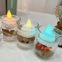 Produit chaud pour le dropshipping Bougies flottantes les plus vendues: Lumière sur l'eau. Accessoires pour bougies électroniques étanches à LED