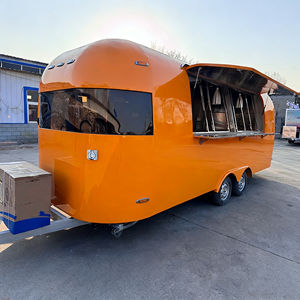 Carrito de Comida de Acero Inoxidable con 4 Ruedas para Helados, Carrito de Venta Ambulante para Uso en Exteriores - Product Image 1