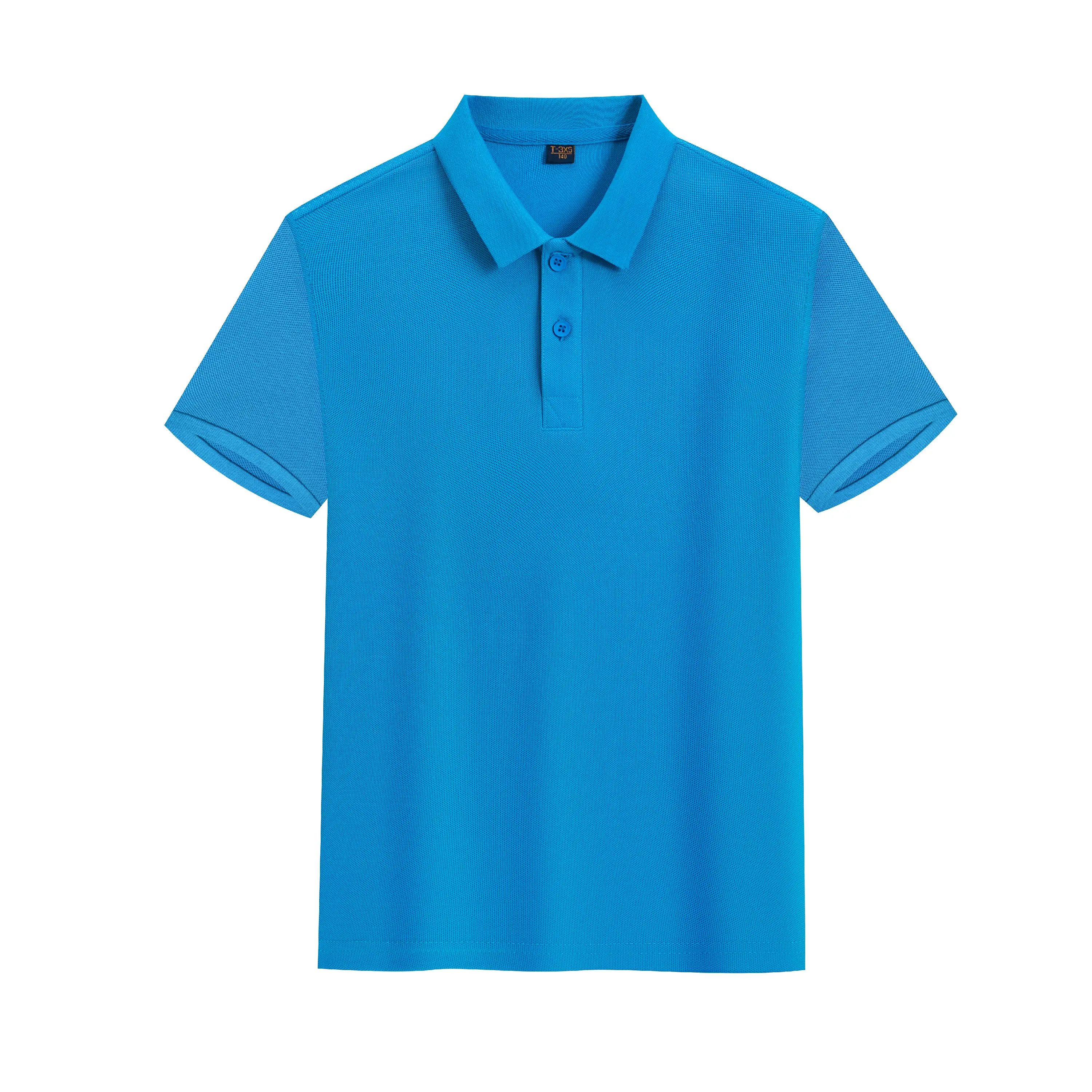 Özel logo baskı süblimasyon kopya penye pamuk kısa kollu ciro yaka golf polo gömlek atletik t-shirt gençler için