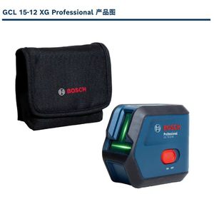 Pour GCL 15-12 XG <span class=keywords><strong>Laser</strong></span> industriel professionnel DIY à <span class=keywords><strong>ligne</strong></span> croisée <span class=keywords><strong>verte</strong></span>, points de plomb de 2 mm, portée 15 m, auto-nivelant à pendule, alcalin - Product Image 2