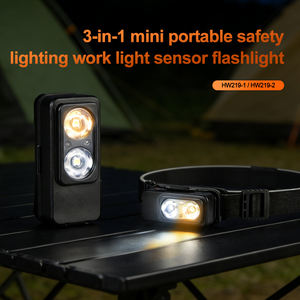 Linterna Multifunción Tres en Uno WOSEN Súper Brillante, Impermeable, Mini, Portátil, con Clip para Gorra, Sensor Magnético de Ondas, Recargable por USB - Product Image 2