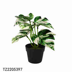 Plante artificielle de Monstera Deliciosa, faux palmier tropical, faux fromage <span class=keywords><strong>suisse</strong></span> pour la maison, le jardin, le bureau et le magasin. - Product Image 6