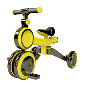 Tricycle 4 en 1 pour enfants, vélo d'équilibre, trottinette à pédales avec design pulvérisateur, pour les enfants de 1 à 5 ans, 63,5x30x47,5 cm - Product Image 3