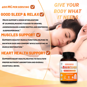 OEM magnesio Etiqueta Privada salud 300mcg selenio Lodine L-tirosina magnesio glicinato malato cápsulas suplemento - Product Image 5