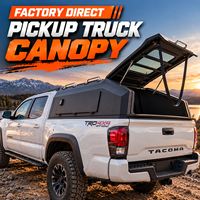 Capot de camionnette en aluminium à dos en coin pour Jeep Gladiator JT, protection de chargement tout-terrain