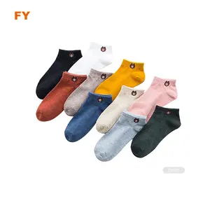 ZJFY- D037 calze colorate calzini della caviglia di colore delle donne colorato