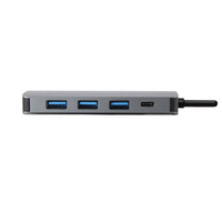 Adaptador Hub USB-C de 8 Puertos VCOM Factory con HDMI 4K, USB 3.1 de 10 Gbps, RJ45, Lector de Tarjetas SD/TF y Adaptador de Carga USB-C PD