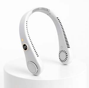 Ventiladores de Cuello Inteligentes con Pantalla Digital, Recargables de 1200 mAh, Ventilador de Cuello Manos Libres, Mini Ventilador USB Portátil para el Verano - Product Image 1