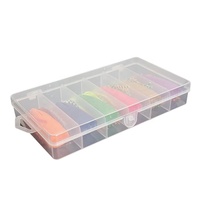 Mini petite boîte à pêche étanche pour crochet mouches mouches perles attachant des leurres