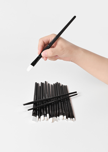 Bomeijia ชุดแปรงทาสีสีน้ำสำหรับศิลปินผมผ้าไนลอน<span class=keywords><strong>สี</strong></span><span class=keywords><strong>ขาว</strong></span>6ชิ้น, แปรงทา<span class=keywords><strong>สี</strong></span>ด้ามยาวผ้าไนลอนนุ่มป้องกันการหลุดร่วง - Product Image 3