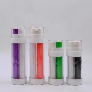 Flacon de soin de la peau de luxe avec bouchon, conteneur en plastique personnalisé pour soin de la peau, conteneur blanc pour soin de la peau, flacon de lotion, emballage - Product Image 1