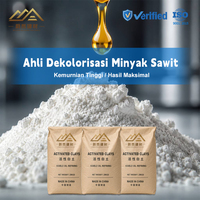 Argile de bentonite de sodium naturelle pure certifiée Halal ISO22000 pour l'usine de raffinage et de blanchiment de l'huile de palmiste comestible