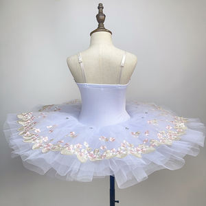 Performance per ragazze indossa tutù in Tulle nuova gonna bianca tutù da balletto professionale - Product Image 3