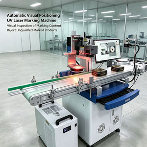 Machine intégrée de marquage laser UV et d'inspection visuelle avec compatibilité Chestny ZNAK pour le marquage de la date sur les boîtes en fer pour bonbons - Product Image 1