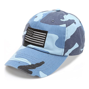 <span class=keywords><strong>2025</strong></span> quân đội màu xanh lá cây 65% bông 35% polyester Mũ chiến thuật thêu USA Cờ Mũ bóng chày với kim loại khóa - Product Image 5