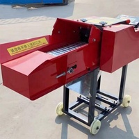 200-500 kg/h D'ensilage D'alimentation Faire L'herbe Paille Ensilage De Chopper D'alimentation Automatique Machine de Hache-paille