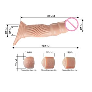 PRETTY <span class=keywords><strong>LOVE</strong></span> Hochwertige TPE Verzögerungs-Kondomhüllen Wiederverwendbar Waschbar für Männer Vergrößerung Langzeit-Sex-Verlängerer Penis Sexspielzeug - Product Image 5