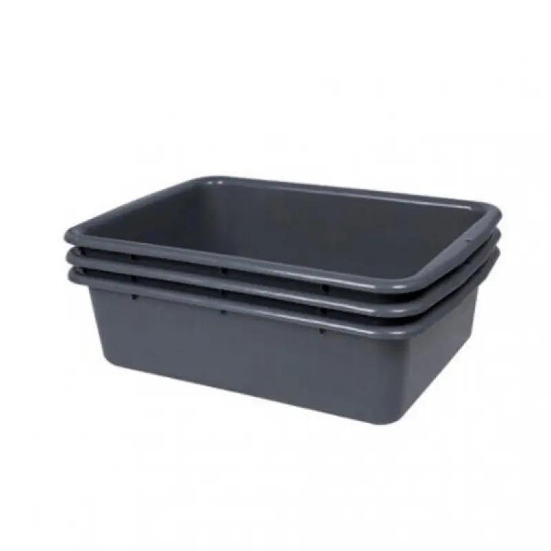 トロリーを提供するためのプラスチック食器カトラリー収納コンテナトートビンバスボックス