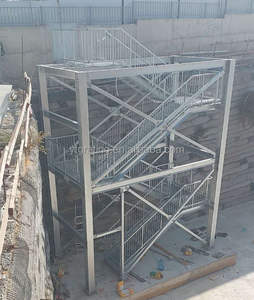 Plaque de passerelle en acier antidérapante de sécurité, acier galvanisé lourd, <span class=keywords><strong>rampe</strong></span> métallique, pont en acier perforé - Product Image 6