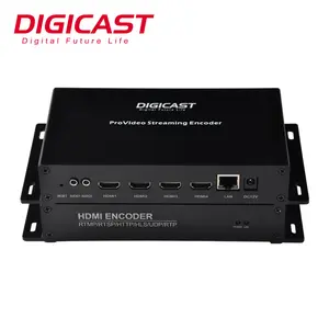 Mini Portable 4 Channel H264 H265 Encoder 1080P 60FPS Video Audio Encoder
