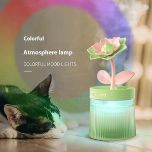 เครื่องเพิ่มความชื้นบอนไซขนาดเล็กสำหรับบ้านและห้องนอนใช้ในเวลากลางคืนไฟตั้งโต๊ะ USB เครื่องพ่นสีรถยนต์ขนาดเล็ก - Product Image 4