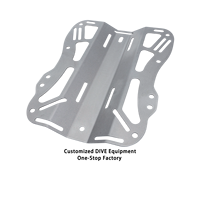 Découpe laser personnalisée tôle de fabrication de l'acier Plaque arrière en aluminium et acier inoxydable Plaque arrière de plongée